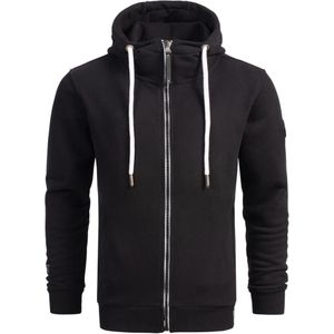 Alessandro Salvarini Sweatvest 'Gilio'  zwart