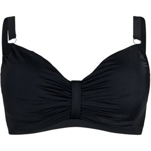 Zizzi - Bikinitop - Zwart - Beugel - Uitneembare Cups