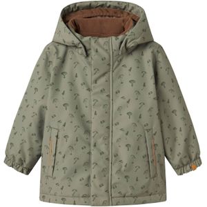 Lil'Atelier Functionele jas 'LASnow10'  pastelgroen / donkergroen