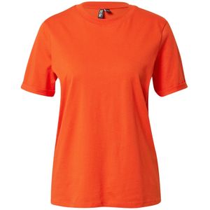 Pieces - Pcria Ss Fold Up Solid Tee Noos Bc - Dames - t-Shirts