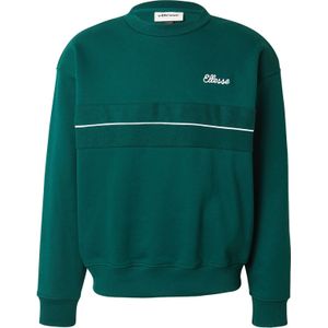 ELLESSE - Sweatshirt - Donkergroen - Ronde Hals - Losse Pasvorm
