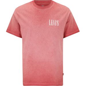 LEVI'S ® Shirt 'Relaxed Graphic Tee'  pastelrood / wit