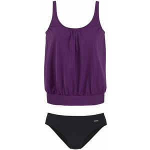 Tankini - Oversized Model - Zwart - 80% Polyamide, 20% Elastan