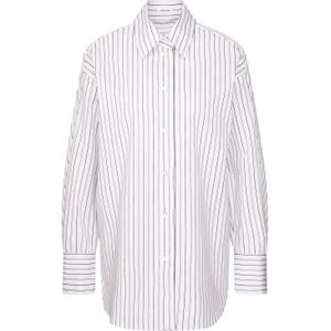 Seidensticker - Overhemdblouse - Wit - Gestreept - Lange Mouwen - Oversized