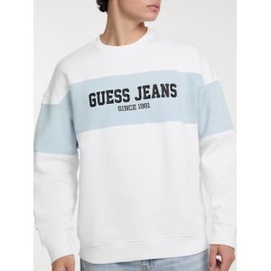 GUESS JEANS Sweatshirt  lichtblauw / zwart / wit