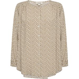 SOAKED IN LUXURY Blouse 'SLArjana Leodora'  kaki / wit