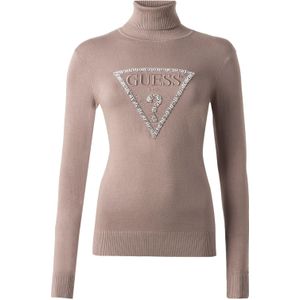 GUESS Trui 'Melanie'  taupe / zilver / parelwit
