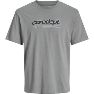 JACK & JONES Shirt  grijs / zwart / wit