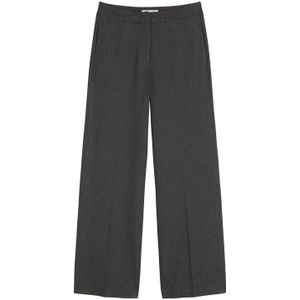 Marc O'Polo - Broek - Donkergrijs - Wide Leg - High Waist