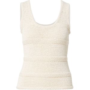 Samsøe Samsøe - Sanettie - Gebreide Top - Wolwit