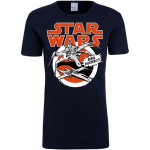 Logoshirt - T-Shirt - X-Wings - 100% Katoen - Slim Fit - Vintage-Stijl