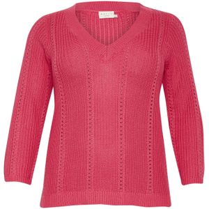 KAFFE CURVE Trui 'KCLorry'  magenta