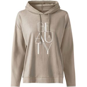 Sweatvest - Sesam - 95% Katoen, 5% Elastaan - Lange Mouwen