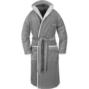 normani Badjas lang  grijs / donkergrijs