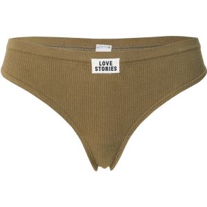 LOVE Stories String 'Lima'  olijfgroen / zwart / wit