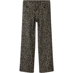 TWO SOON Broek  donkerbeige / mokka / zwart