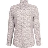 Overhemd - Zand - 100% Katoen - Slim Fit - Lange Mouwen - Kentkraag