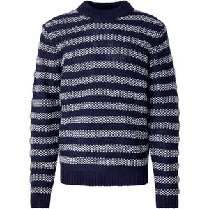 Casual Friday Trui 'CF KARL'  navy / wit