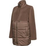 Jas - Hoge Hals - Lange Mouwen - 2-in-1 Bovenkledingstijl - Functioneel en Modieus