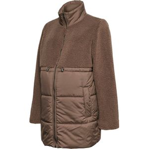 Jas - Hoge Hals - Lange Mouwen - 2-in-1 Bovenkledingstijl - Functioneel en Modieus