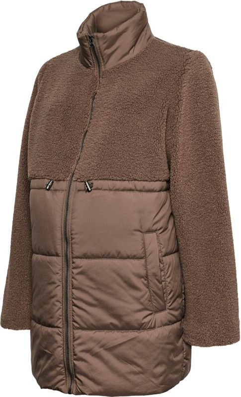 Jas - Hoge Hals - Lange Mouwen - 2-in-1 Bovenkledingstijl - Functioneel en Modieus