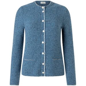 MAERZ Muenchen Gebreid vest  cyaan blauw / wit