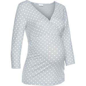 LASCANA Pyjama  grijs / wit