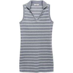 MANGO Zomerjurk 'POLA-H'  navy / wit