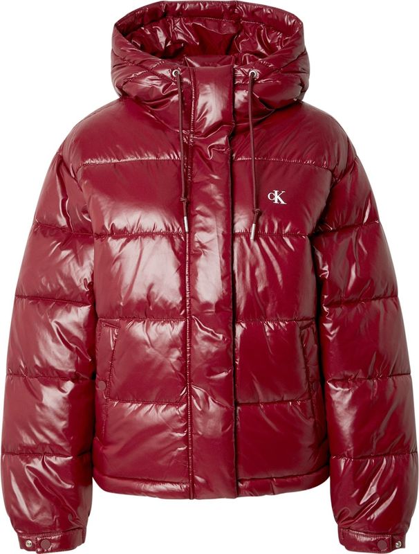 Calvin Klein - Winterjas - Donkerrood - Gewatteerde Jas