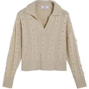 Scalpers Trui 'Scpolostrass'  ecru