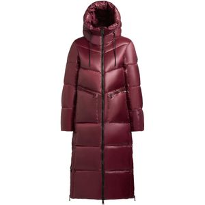 khujo Wintermantel 'Tonia'  donkerrood