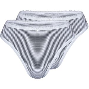 sassa String 'STRIPE RANGE'  zwart / wit