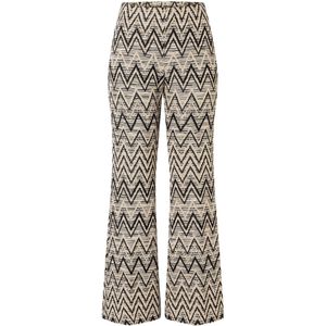Ana Alcazar Broek 'Ashora'  beige / zwart