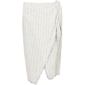 South Beach Rok  crème / donkergrijs