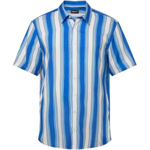 Men Plus Overhemd  hemelsblauw / wit