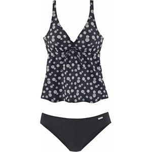 LASCANA Tankini  zwart / wit