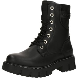 TOM TAILOR Veterlaarsjes  zwart