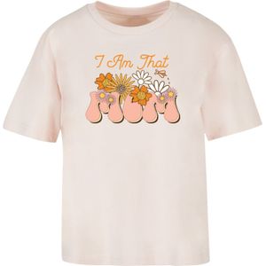 F4NT4STIC Shirt  bruin / koraal / pastelroze