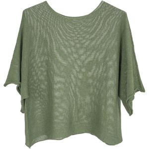 Seasons of April Trui 'Fleur'  kaki