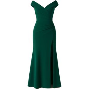 GODDIVA Jurk  donkergroen