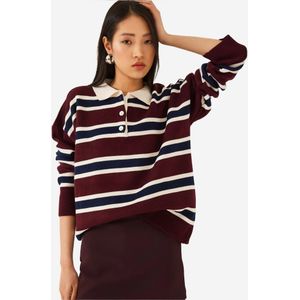 Bianco Lucci Trui  navy / bordeaux / wit