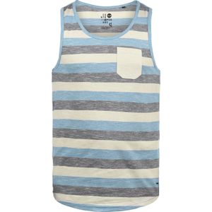 !Solid Shirt 'Whicco'  beige / blauw / grijs