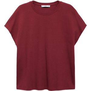 MANGO Shirt 'Sevilla'  bordeaux