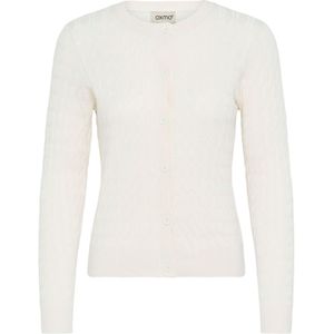 Oxmo Gebreid vest 'Isasja'  wolwit