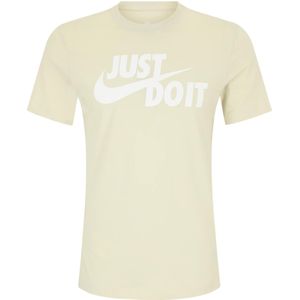 Nike Sportswear Shirt 'Swoosh'  kaki / wit