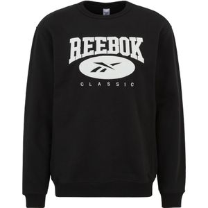 Reebok Sportief sweatshirt  zwart / wit