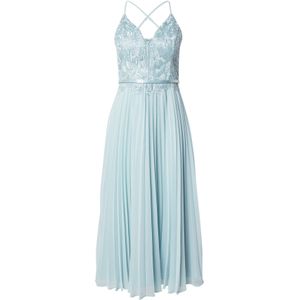 Vera Mont - Galajurk - Blauw - Leer - Elegante Geborduurde