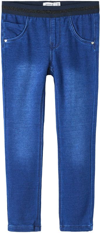Slim Fit Jeans - Gedragen Effect - Elastische Taille - Voor Kinderen