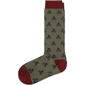 Scalpers Sokken  groen / kaki / rood