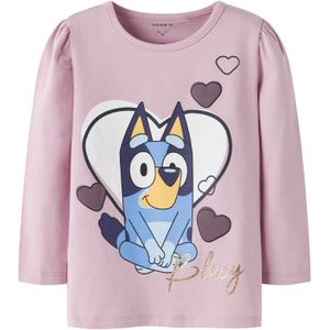 Name It Blouse - NmfNema - Bluey - Aandenken Lilac - Name It - 5 jaar (110) - Shirts